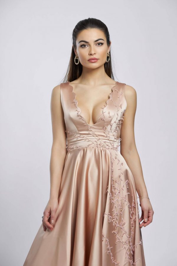 Soft blush Corset Dress
